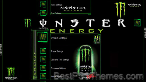 Monster Energy Theme