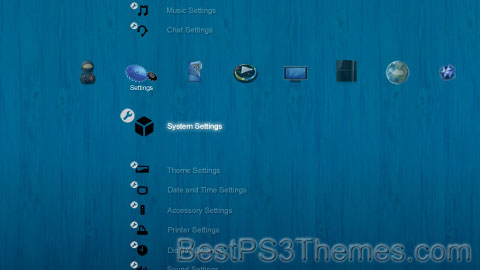 PS3 Blue Theme