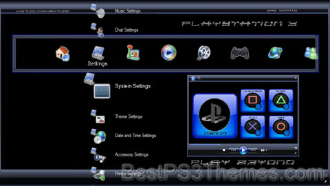 Sony PS Media Player Theme