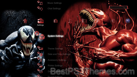 Venom vs. Carnage Theme (1 background). Share and Enjoy: