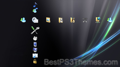 Vista for PS3 XMB Style Theme